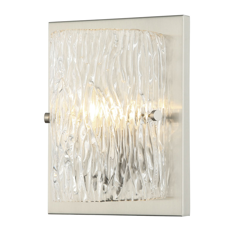 Morgan 1-Lt Sconce - Black, Brushed Nickel