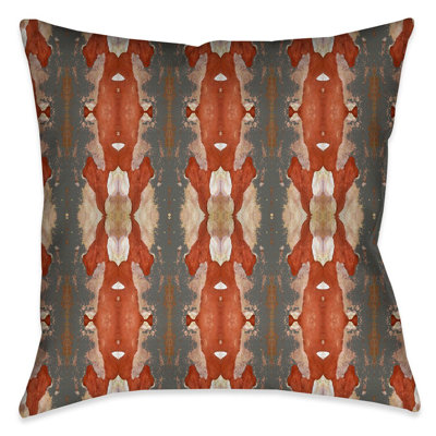 Donyel Autumn Crepe Myrtle Throw Pillow
