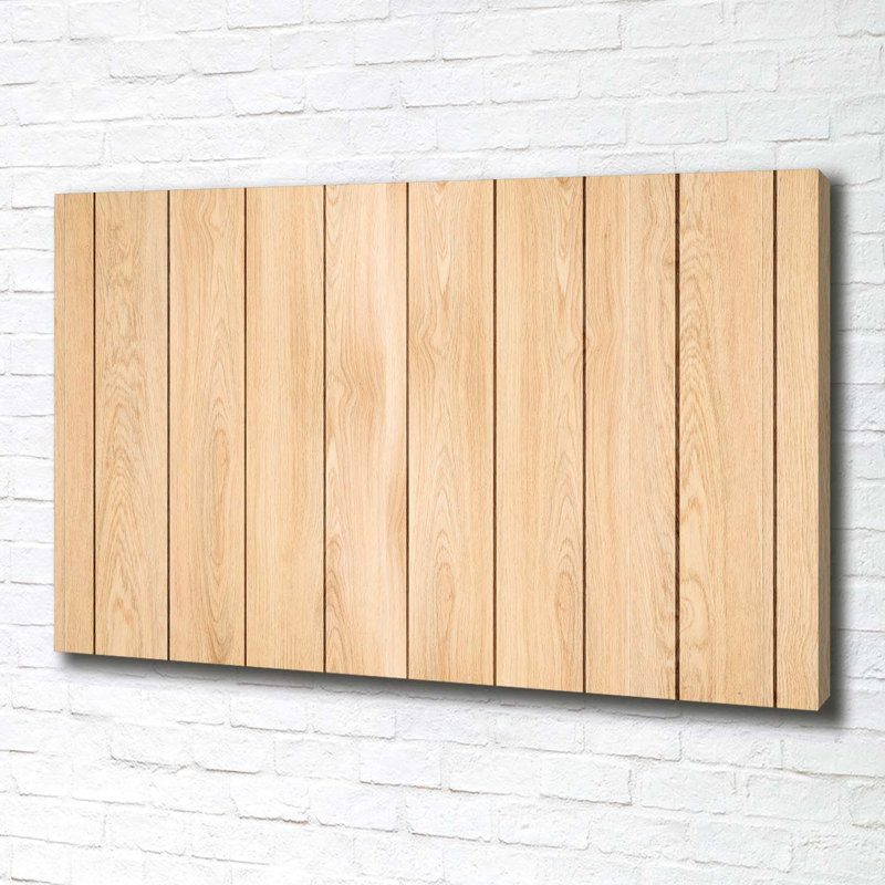 Wooden Background - Wrapped Canvas Print
