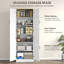 Garde-manger autoportant avec 4 portes et tablettes réglables