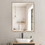 Armoire à pharmacie avec miroir en aluminium noir Atyana-1637038719
