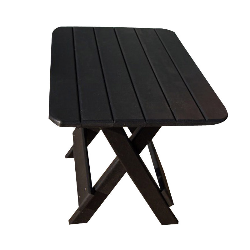 Table d'appoint pliable Ansel, Noir