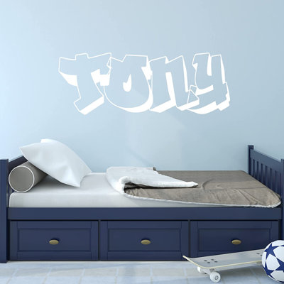 Text & Numbers Non-Wall Damaging Wall Decal