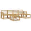  Outdoor Sofa Set 6 pcs Garden Couch Sectional Patio Furniture Seating