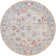 Ashaureah Kylee Traditional Ivory/Red/Blue Area Rug