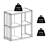 Eleia 4 Drawer Storage Drawer