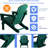 Relaxing Folding Chair - Stackable, Dark For Garden With Stackable Function , Area
