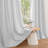 Outdoor Curtain with Tab Top, Waterproof Black Out Thermal Insulated Outdoor Bedroom Livingroom Curtains, Effective Sun and Privacy Protection Curtain, for Balcony Terrace Pergola Indoor, Single Panel, 100" W x 84" L Gray White-820979235-821017894