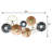 HANDMADE ECO-FRIENDLY 100% IRON GEOMETRIC PATTERN COPPER WHITE LARGE METAL WALL DÉCOR - 50" x 24" Size, Copper White Color, Geometric Design, Metal Wall Art For Living Room, Study Room, Office-1453680955