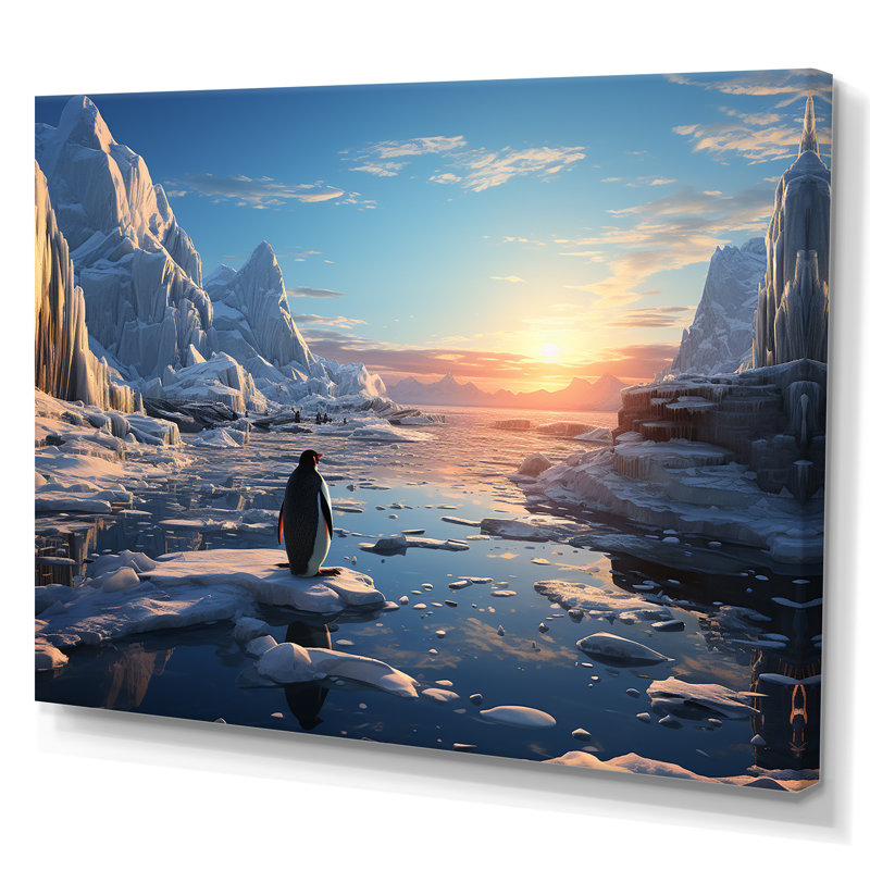 Pionniers des neiges, Toile tendue, H 24 po x l 32 po x P 1 po