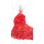 Impression de robe de fleur sur toile