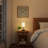 Albaro 14" LED Desk Lamp with USB Charging Port - Small Bedside Table Light for Reading - Bedroom, Living or Dining Room, Dorm Decor (Linen/Brown)