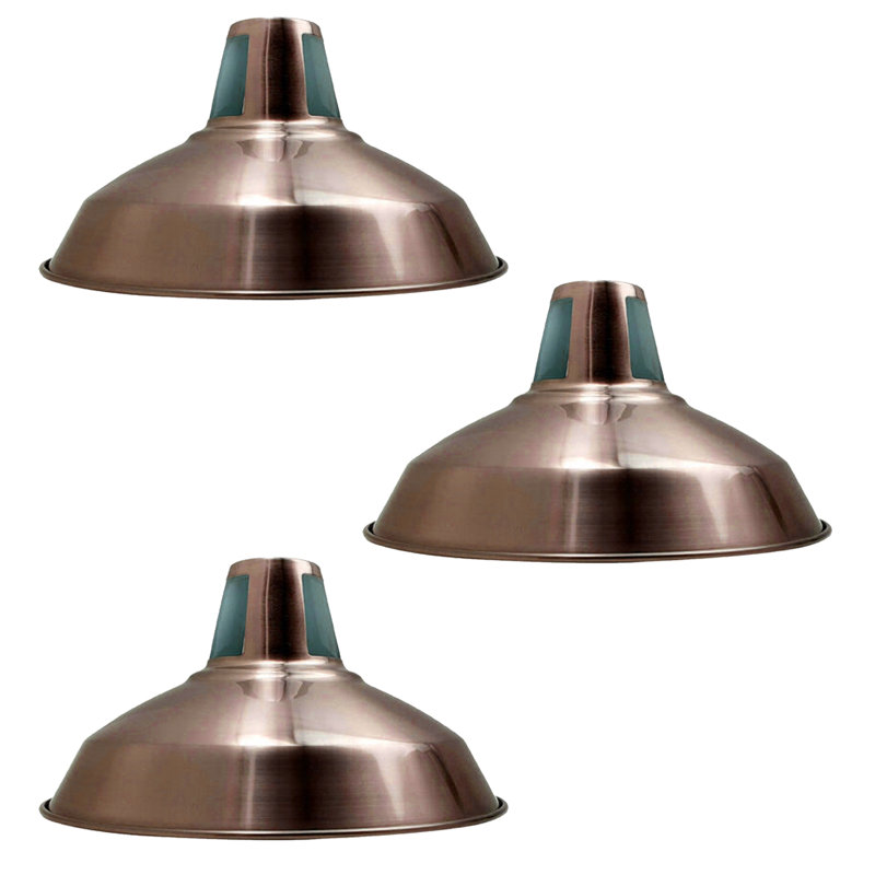 Harshaw 16cm H Metal Bowl Pendant Shade ( Uno ), Copper