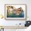 Boats in Vernazza Italy in Abstract - Picture Frame Graphic Art Print-55679342-55679345