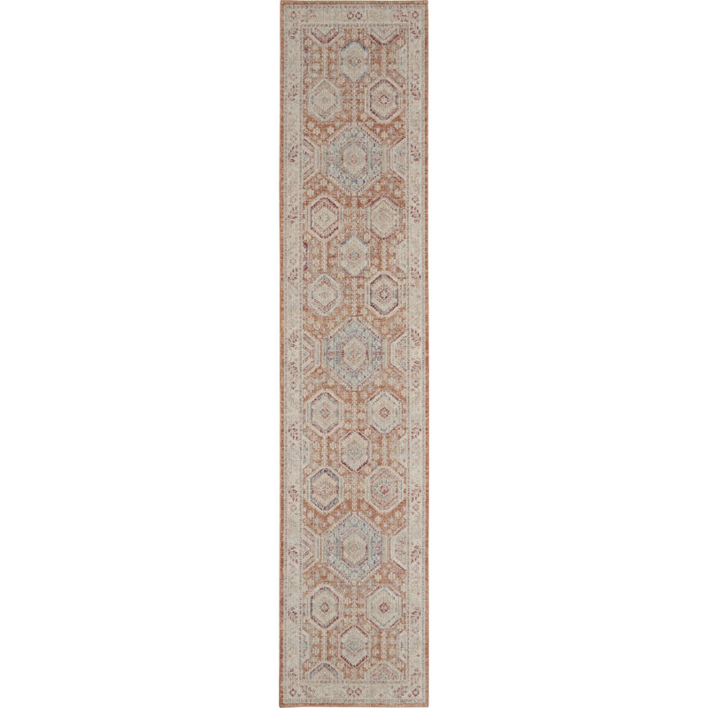 Silvian Geometric Indoor Rug, Runner 2'7" x 10'