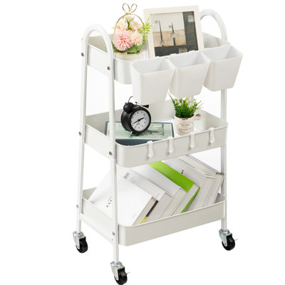 31.1'' H x 15.75'' W Utility Cart with Wheels