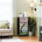 4 Drawer Dresser for Bedroom, Narrow Chest of Drawers, Wooden Top and Study Iron Frame 18"x37.5"-(WxH)
