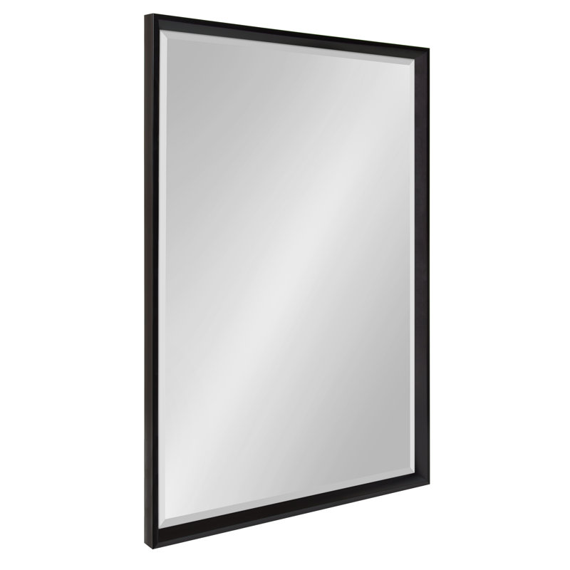 Miroir d'appoint Ovey, Noir, 37,5 po x 25,5 po