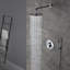 Pressure-Balanced Complete Shower System with 10-Inch Rain Shower Head, Handheld, Rough-in Valve-60135004