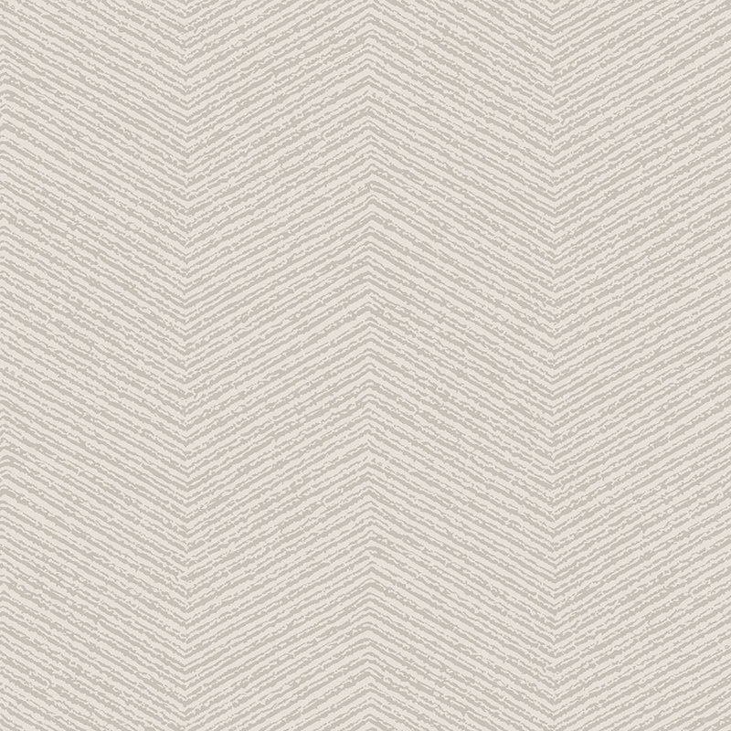 Chevron Metallic Wallpaper Roll, Natural