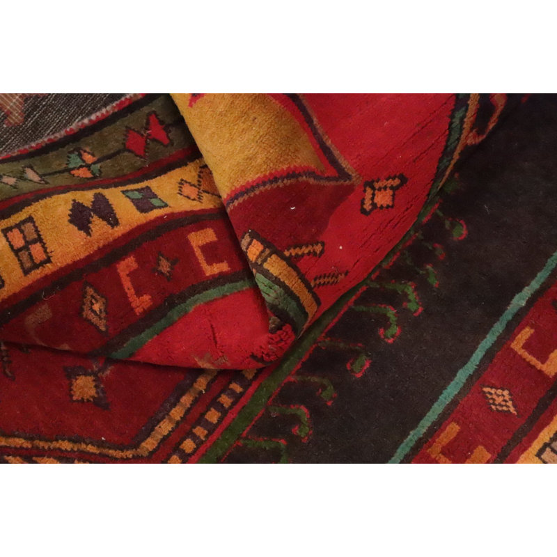 Tapis de couloir géométrique traditionnel 4 x 10