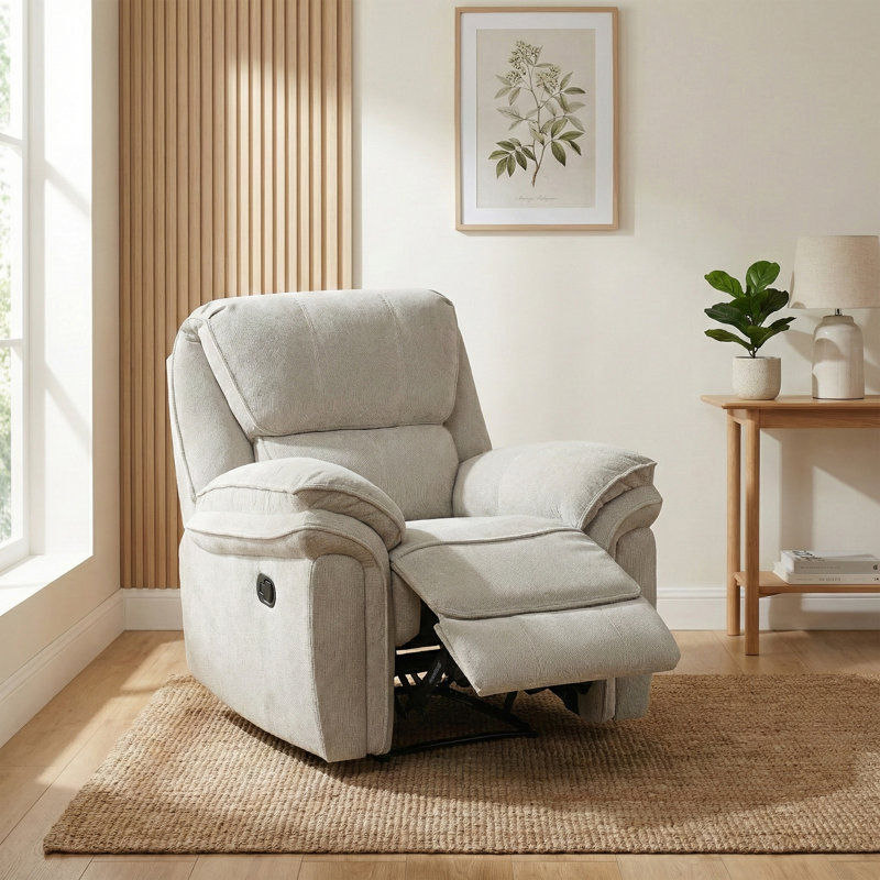 Coonrod 97cm Wide Recliner, Gray