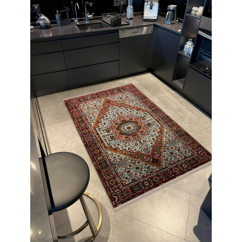 Tapis rectangulaire Debrodie, Rectangle 5 pi 2 po x 7 pi 7 po