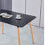 Table 115 x 75 x 75 cm, table à manger, table de bureau, table basse