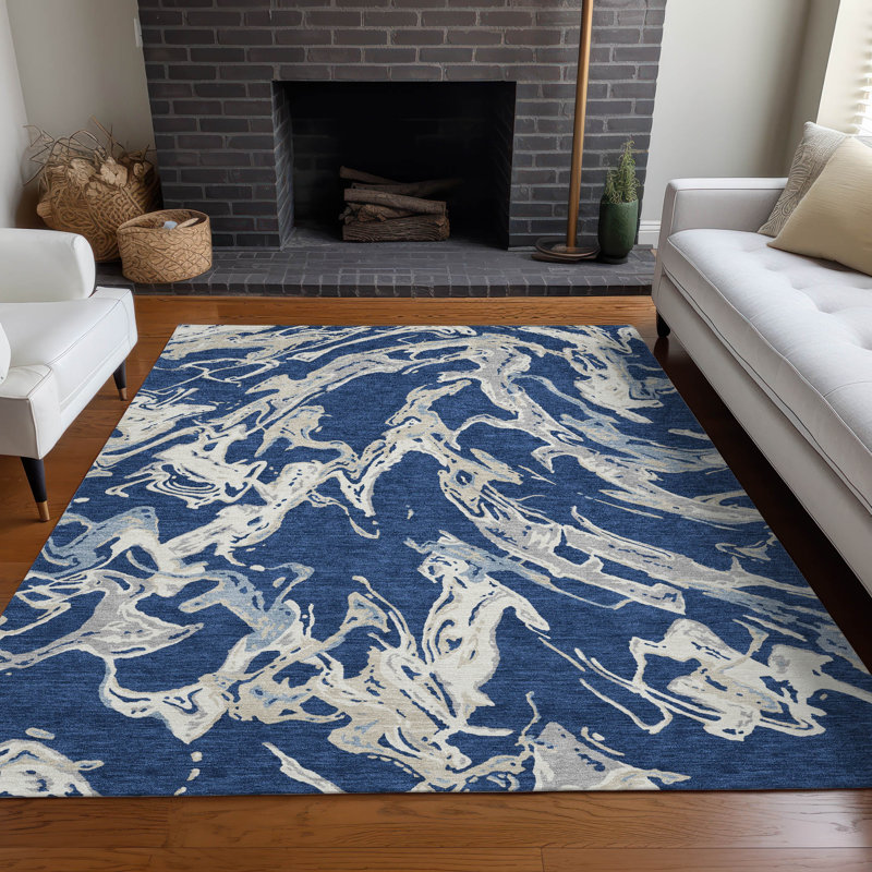 Machine Washable Indoor/Outdoor Chayden ACN1035 Rug, Rectangle 2'6" x 3'10"