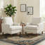 Fauteuil Clancy avec pieds en bois massif-129459921