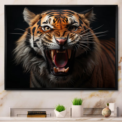 «Tiger Stripes Of Power II» sur toile