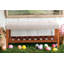 Banc en tissu gris clair Charla-1706292800