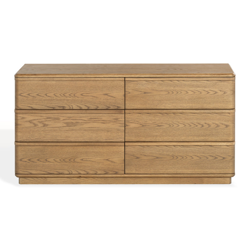Commode 6 tiroirs Guillermo, Naturel