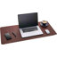 Tapis de bureau, sous-main de bureau, grand brun foncé de 36 po x 17 po, pour dessus de bureau, cuir de protection pour bureau d'ordinateur