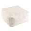 53cm Wide Square Solid Colour Pouffe Ottoman