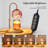 Flower Candle Warmer Lamp with Timer, Dimmable Adjustable Height Wax Melts Warmer,(Rose Red)-648647297