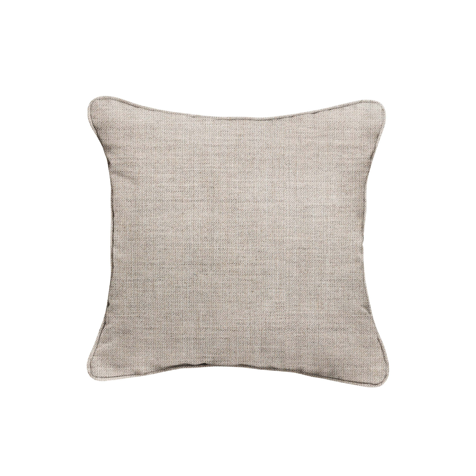 Ansonia Sunbrella® Indoor/Outdoor Throw Pillow, 18" x 18", Cast Silver