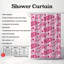 Doux mots - Rideau de douche standard 1 pièce-2109539743
