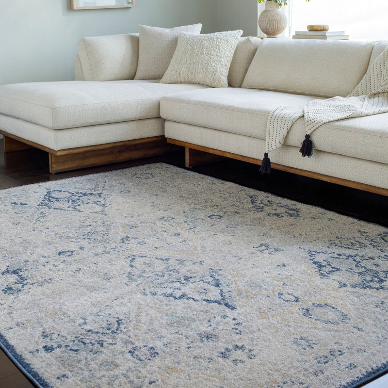 Beyanka Floral Machine Tufted Area Rug, Rectangle 200 x 275 cm