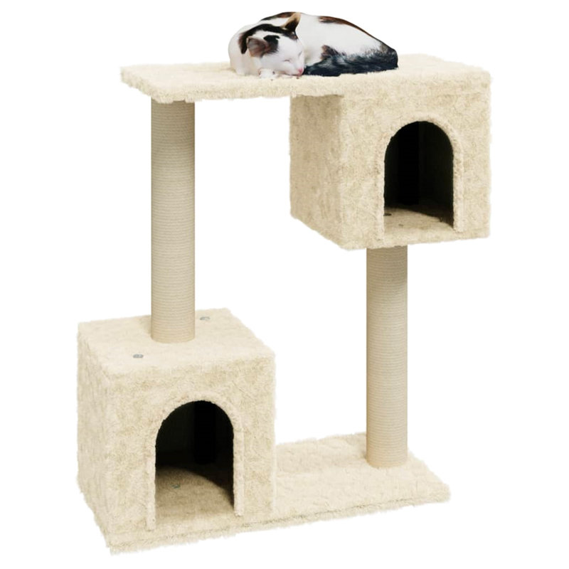 Garner 60 cm H Cat Tree / Condo, Cream