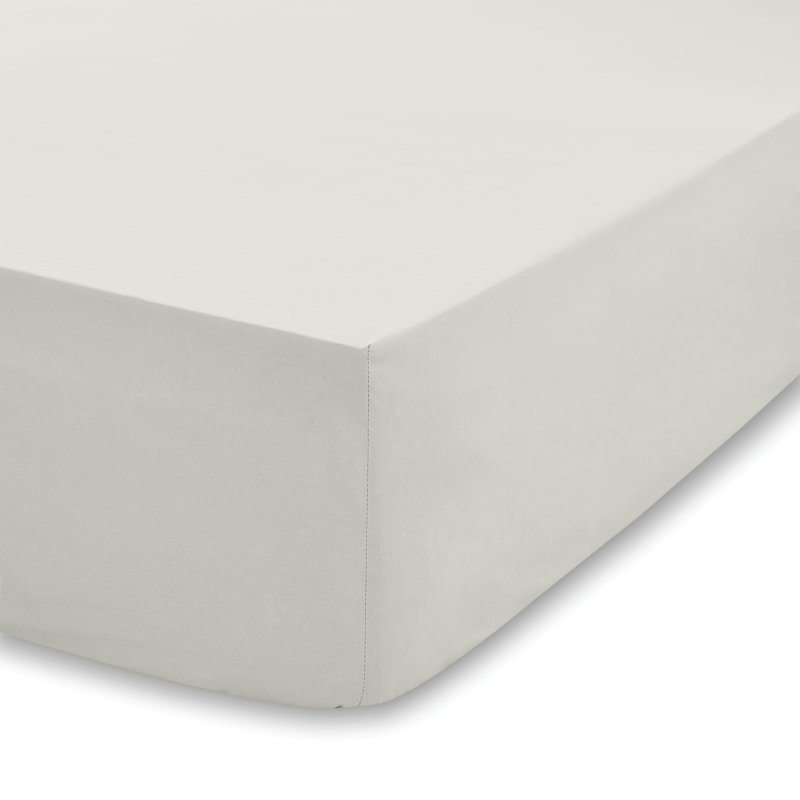 200 Thread Count Temperature Controlling TENCEL Lyocell Fitted Sheet, Single (3'), White