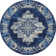 Burnie Oriental Blue/White Area Rug