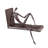 Man on Ledge Iron Sculpture Single Bookend