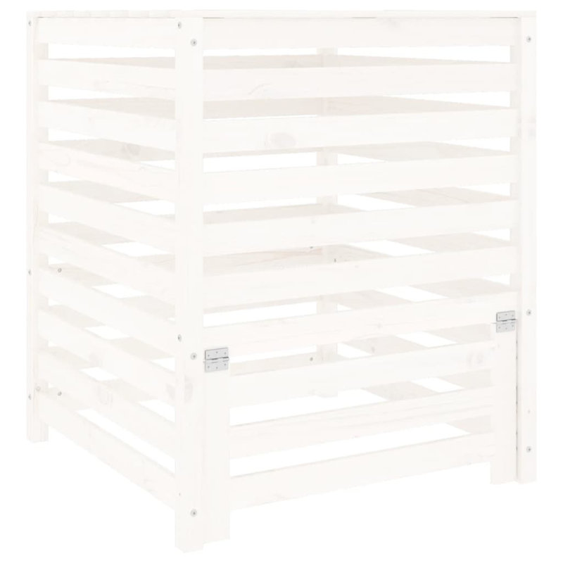 Anikka Solid Wood Stationary Composter, White Pine, 82.5W x 82.5 D x 99.5 H cm