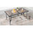 Rusi 6 - Person Metal Dining Table