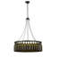 Lustree tambour 12 lumières à bougie de style bougie