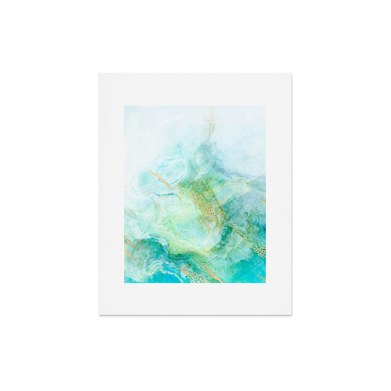 Winter Marble II - impression sans cadre, H 20 po x l 16 po
