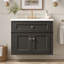 Meuble-lavabo mural de 61 cm avec tiroir basculant-614029143-614029147