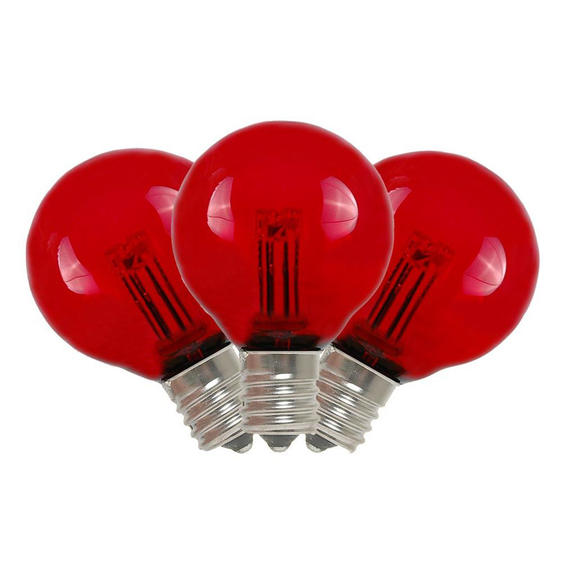 Ampoules à DEL G30, Rouge