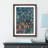 Goldwin Heights in Hong Kong in Abstract - Picture Frame Graphic Art Print-55735635-55735637